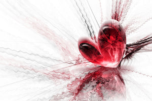 framedposter-print-heart-reflection
