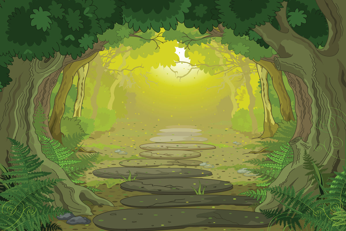 3-piece-acrylic-print-fairy-tales-forest