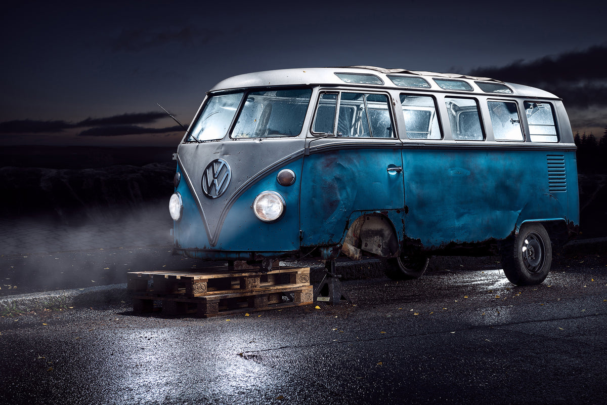 framedposter-print-vw-kleinbus