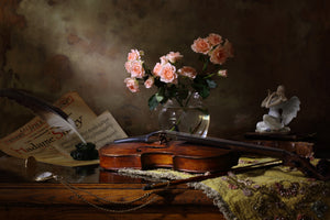 acrylic-print-still-life-with-violin-and-roses