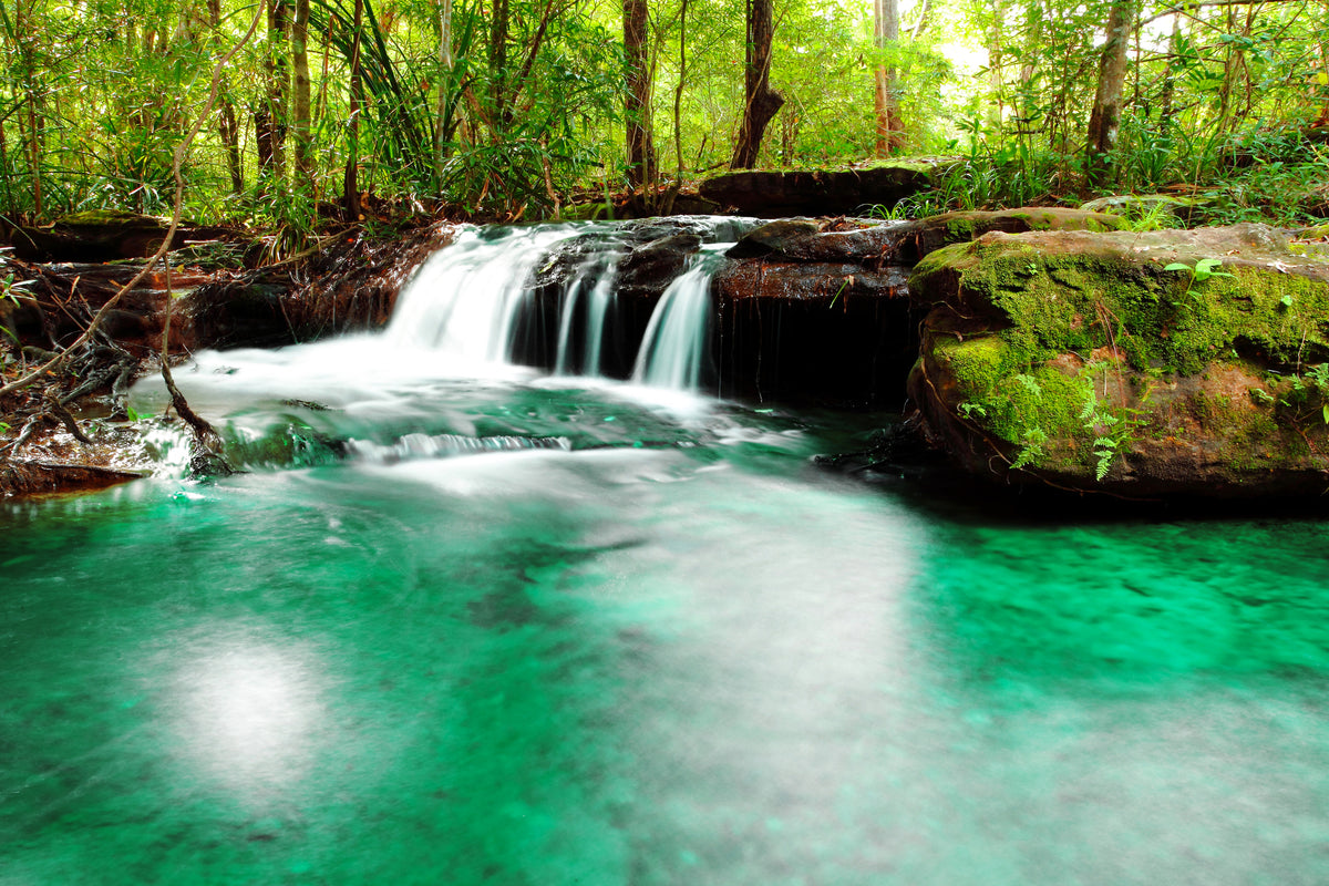 framedposter-print-the-river-at-waterfall