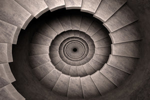 3-piece-aluminium-print-stone-spiral-staircase
