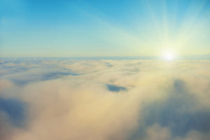 framedposter-print-photo-wallaper-dawn-above-the-clouds
