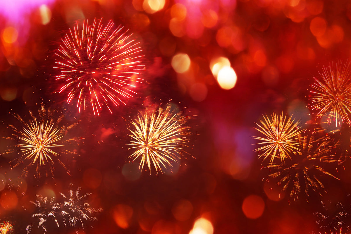 framedposter-print-colorful-fireworks
