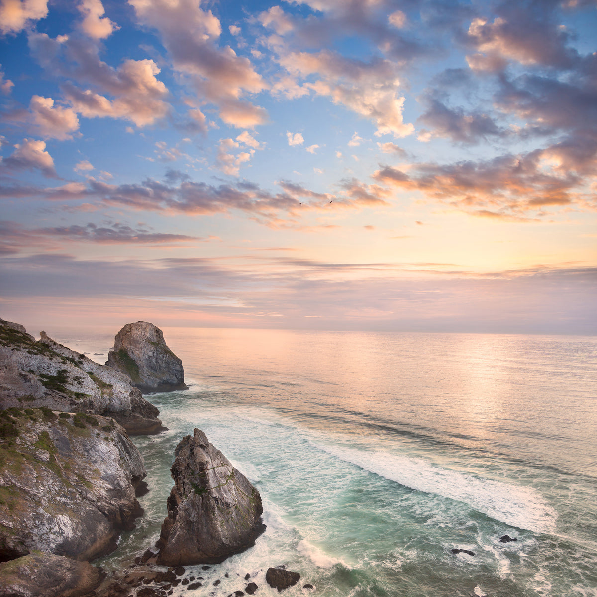 aluminium-print-romantic-sunset-by-the-sea