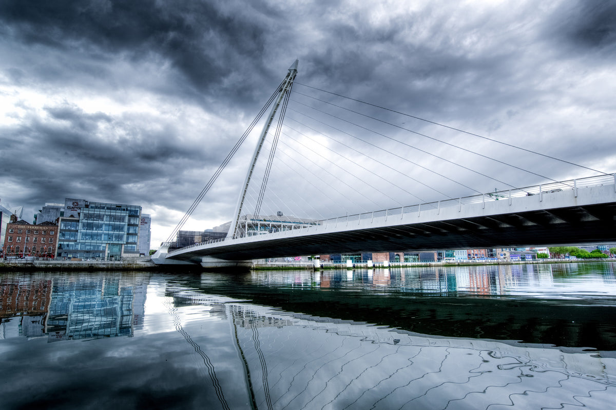 acrylic-print-samuel-beckett-bridge-with-clouds