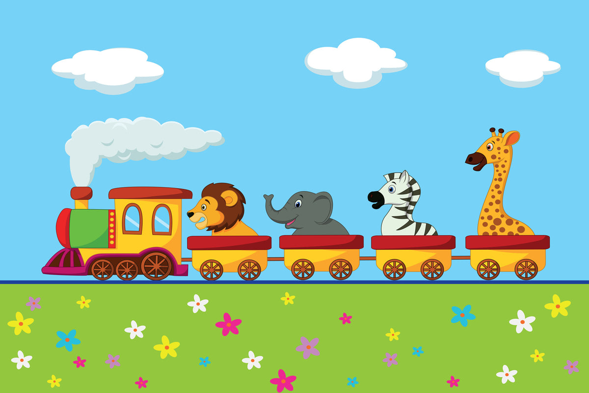 framedcanvas-print-animal-train