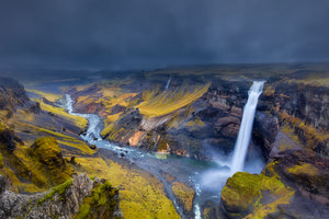 aluminium-print-iceland-waterfall-x