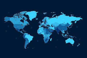 framedcanvas-print-world-map