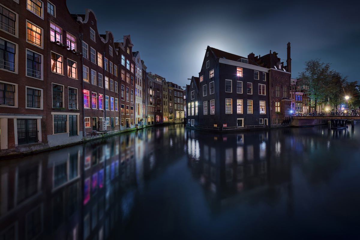 3-piece-acrylic-print-moonlight-over-amsterdam