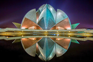 modern-3-piece-aluminium-print-the-lotus-temple