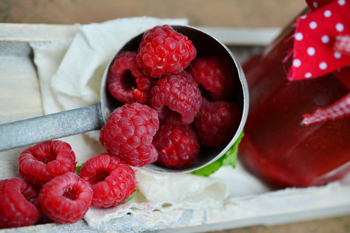 aluminium-print-fresh-raspberries