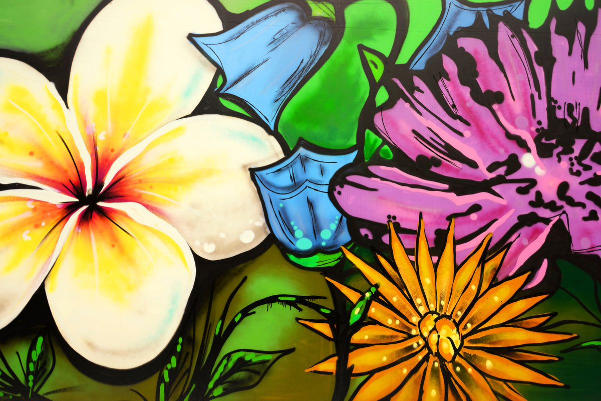 3-piece-acrylic-print-graffiti-flowers