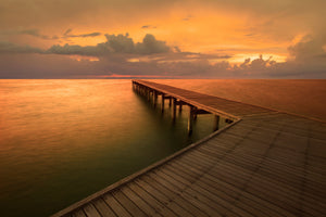 acrylic-print-the-footbridge-by-the-sea