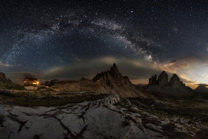 modern-3-piece-aluminium-print-galaxy-dolomites