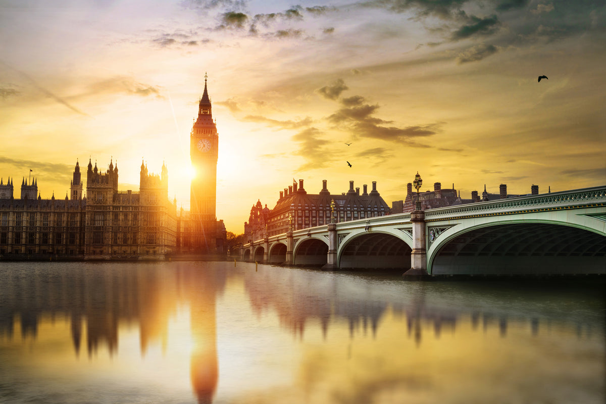 aluminium-print-skyline-big-ben-in-sunset