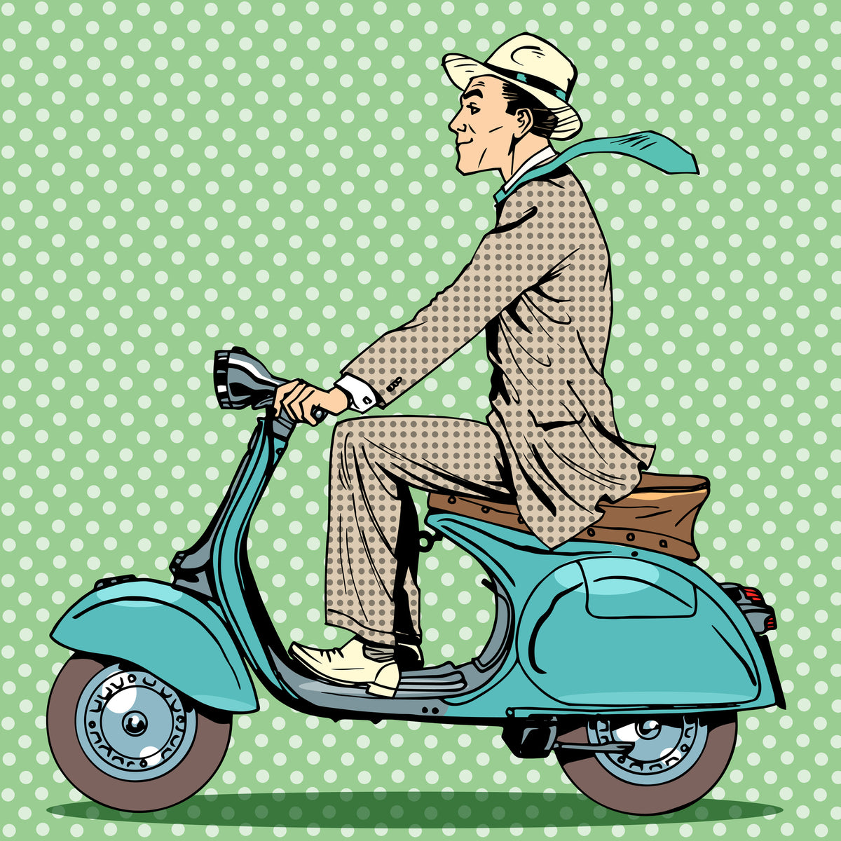 9-piece-canvas-print-pop-art-vespa-driver