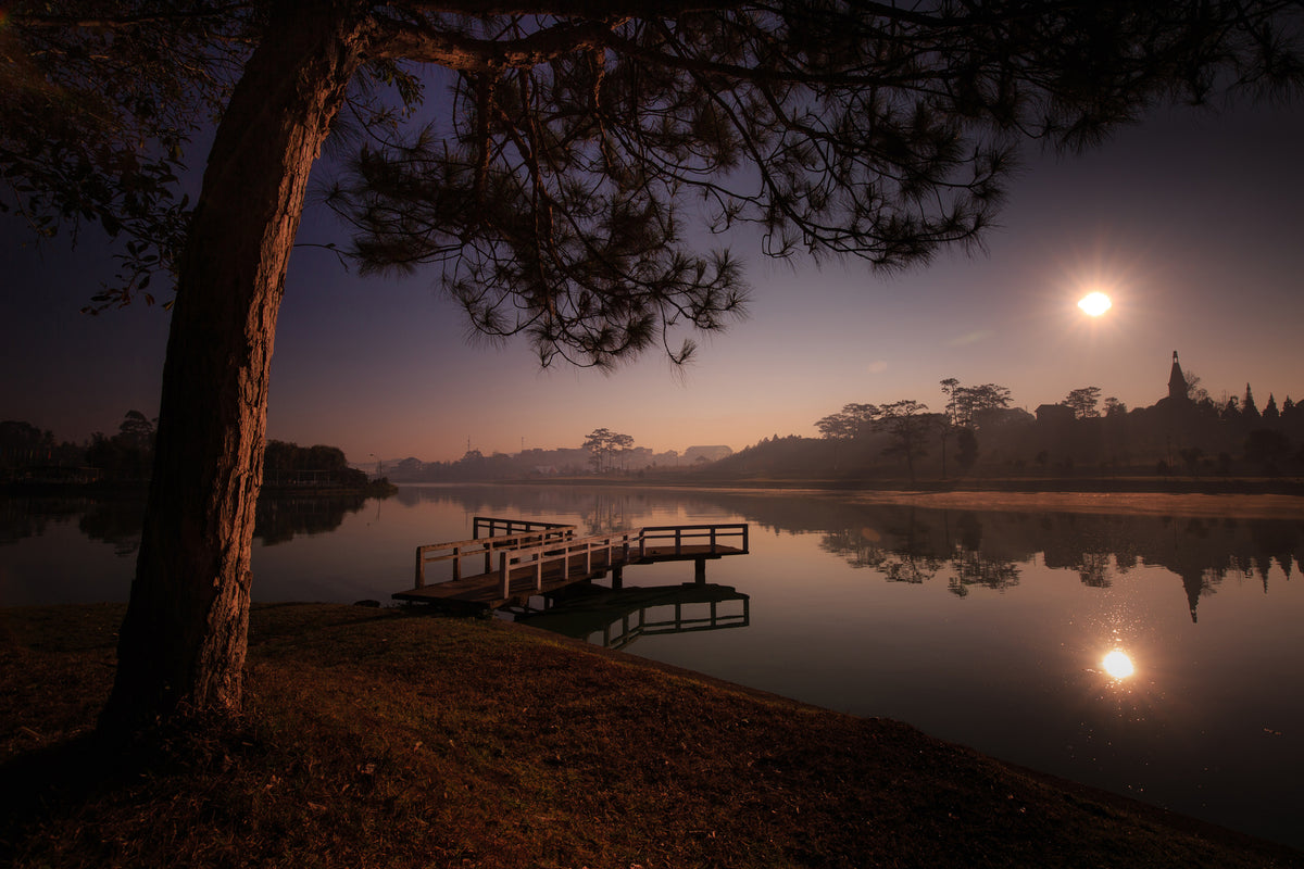 3-piece-acrylic-print-a-lake-at-the-forest