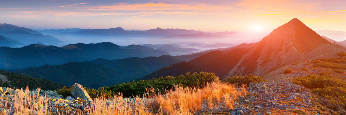 panoramic-3-piece-canvas-print-sunset-in-the-alps-panorama