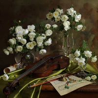 9-piece-aluminium-print-still-life-with-violin-and-flowers