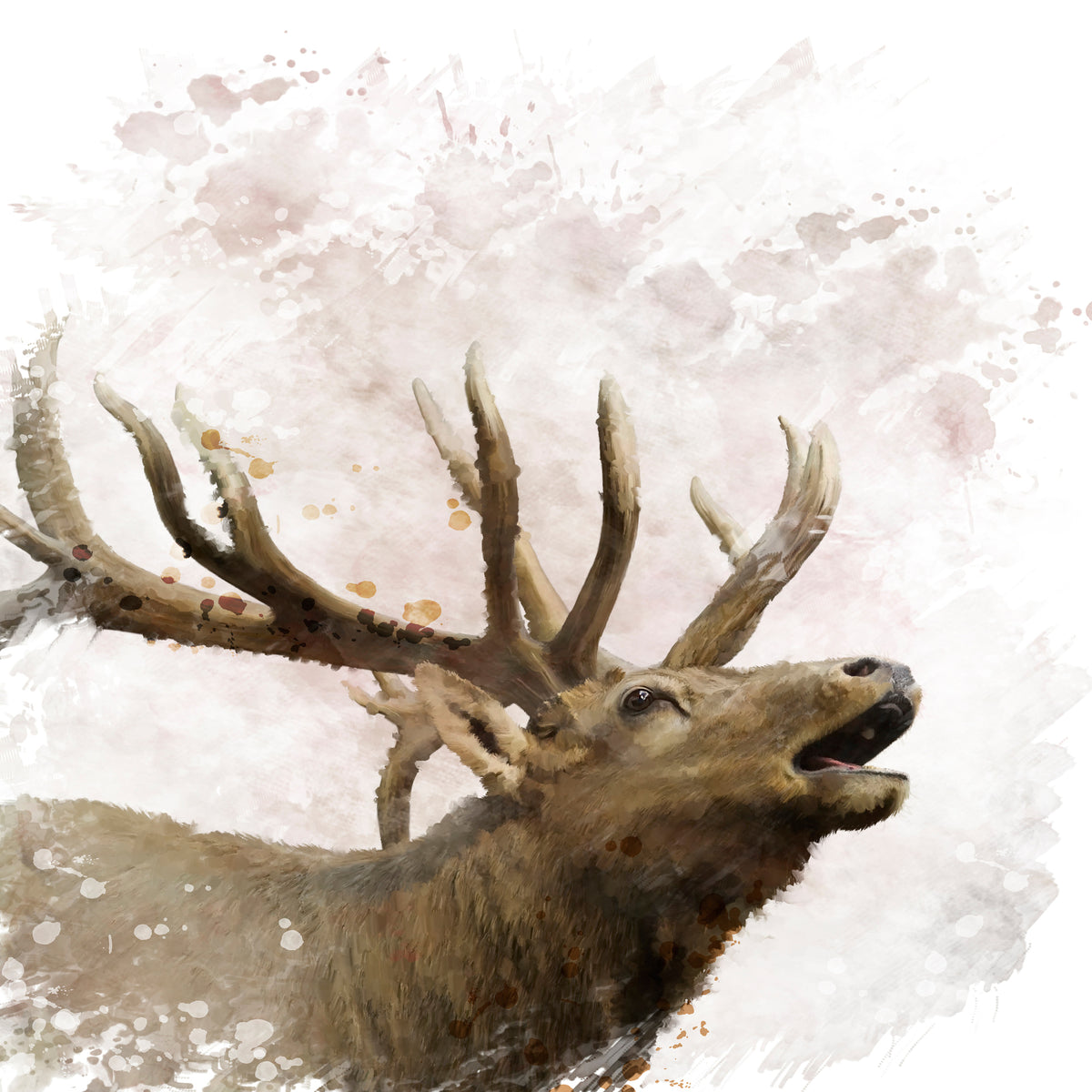 poster-print-elk-painting