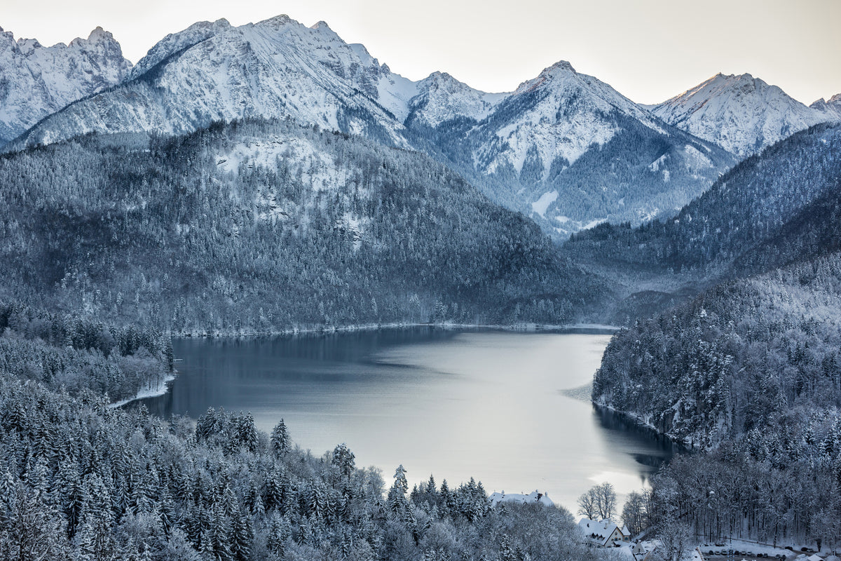aluminium-print-photo-wallaper-mountains-in-monochrome