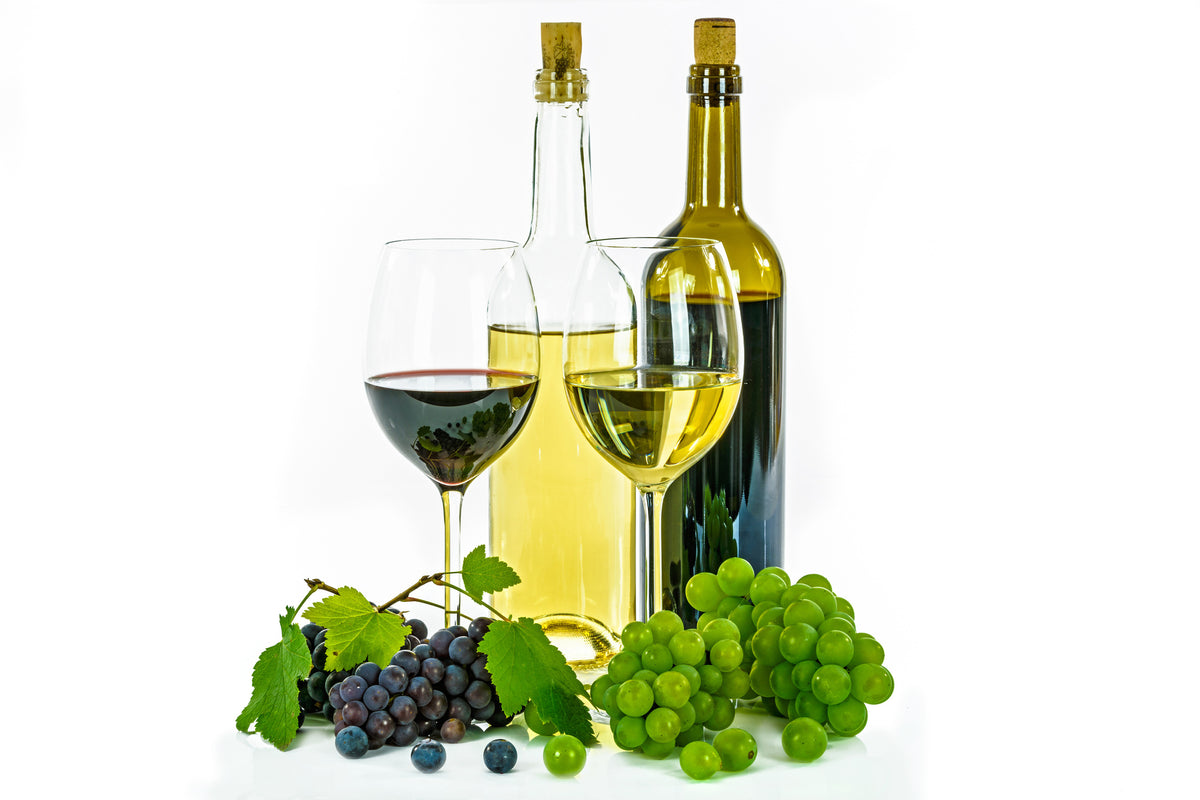 aluminium-print-white-wine-and-red-wine